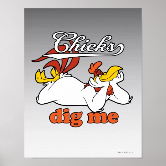 Hühner mögen mich poster (Vorne)