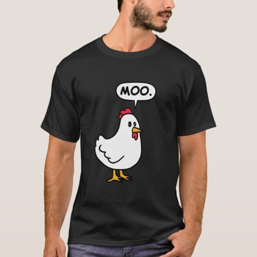 Hühner-Muh T-Shirt (Vorderseite)