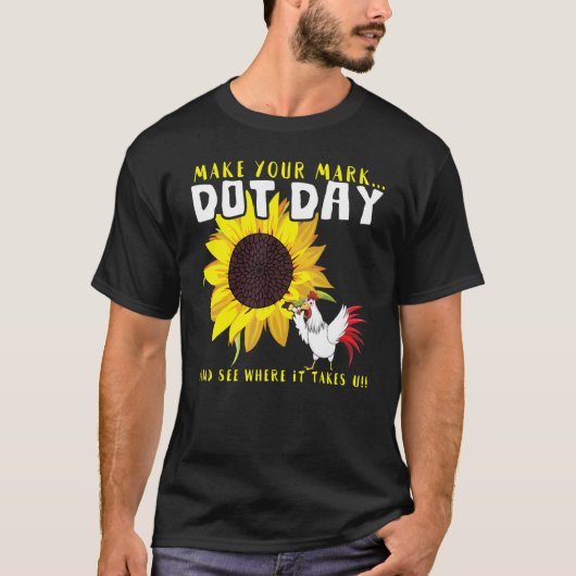 Hühner Muster Machen Markieren September Internati T-Shirt (Vorderseite)