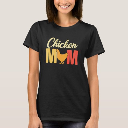 Hühner-Mutter-Bauer-Cluckin'-Mutti-Ever-Hühner-Far T-Shirt (Vorderseite)