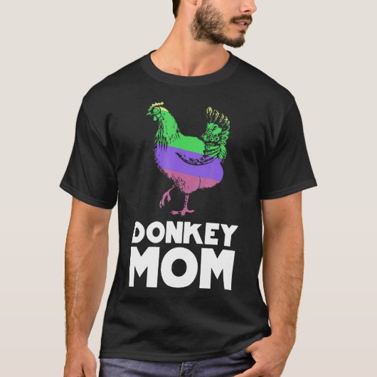 Hühner-Mutter Bauernhof Muttertag T-Shirt (Vorderseite)
