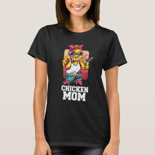 Hühner-Mutter-Henne und Süße-Mutter-Seidenhenne T-Shirt