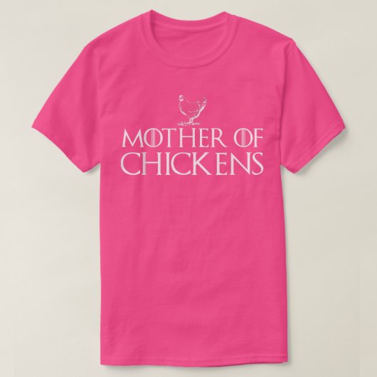 Hühner-Mutter  T-Shirt (Design vorne)