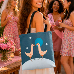 Hühner Nacht Party Lustiges Huhn Mond Tasche