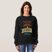 Hühner Nugs & Mama Hugs, Nugs and Kisses, Nugget Sweatshirt (Vorne ganz)