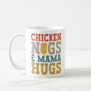 Hühner Nugs und Mama Hugs Kleinkind Nugget Lover Kaffeetasse