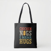 Hühner Nugs und Mama Hugs Kleinkind Nugget Lover Tasche (Vorderseite)