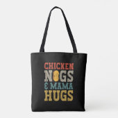 Hühner Nugs und Mama Hugs Kleinkind Nugget Lover Tasche (Rückseite)