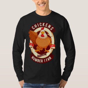 Hühner Nummer Eins Fan Hen Lover T-Shirt