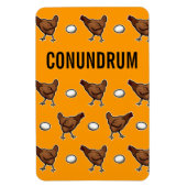 Hühner oder Eiertrommel Magnet (Vertikal)