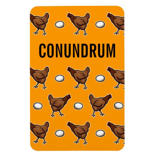 Hühner oder Eiertrommel Magnet (Vertikal)