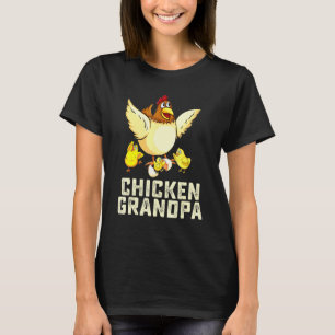 Hühner-Opa-Landwirtschafts-Tier-Jungen-Mädchen-Fam T-Shirt