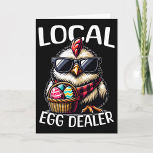 Hühner Osterhase lokaler Eierhändler Karte