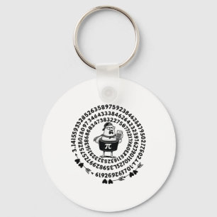 Hühner-Pot-Holding-Rechner Mathelehrer Pi-Tag Schlüsselanhänger
