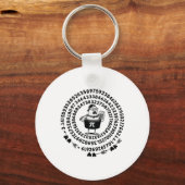 Hühner-Pot-Holding-Rechner Mathelehrer Pi-Tag Schlüsselanhänger (Vorderseite)