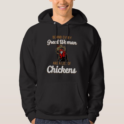 Hühner Poul Hoodie (Vorderseite)