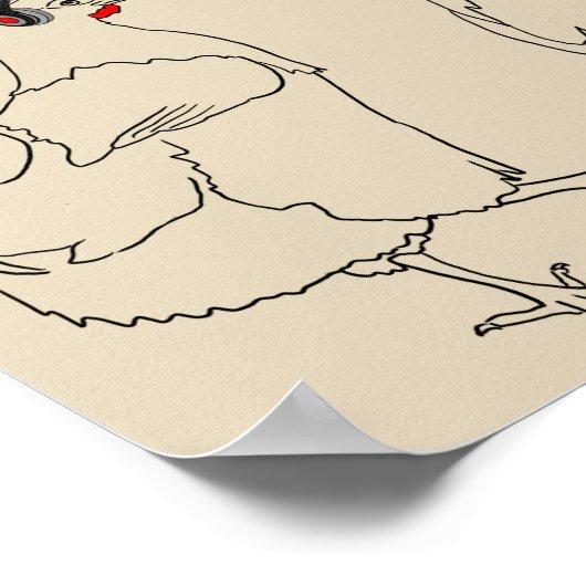 Hühner Rap Fleisch Frische Tiere Art Veganer Spaß Poster (Ecke)