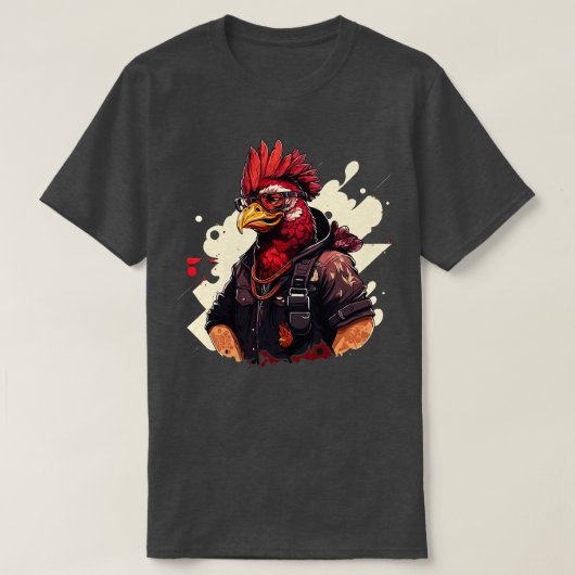 Hühner-Rapper 3 T-Shirt (Design vorne)