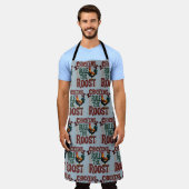 Hühner regieren die rustikale Darstellung der rost Schürze (Getragen)