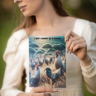 Hühner Roaming kostenlos Postkarte