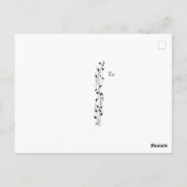 Hühner-Rusty-Bucket-Töpfe Tiles Country Postkarte (Rückseite)