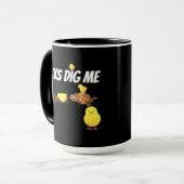 HÜHNER SCHARREN AN MIR TASSE (Vorderseite Links)