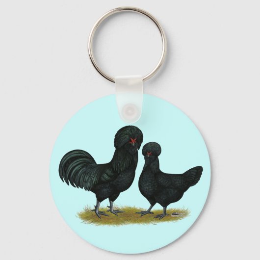 Hühner Schlüsselanhänger (Vorderseite)