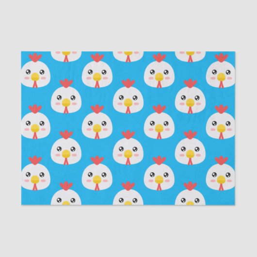 Hühner Seidenpapier (Vorderseite)