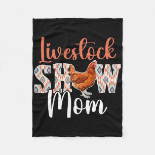 Hühner Show Mama Hühner Show Mutter Hühner Show Fleecedecke