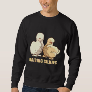 Hühner-Silkie-Hinterhof Bantam-Bauernhof Anbau Sweatshirt