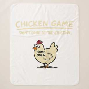 Hühner Spiel Schau nicht auf das Huhn Lustiges Huh Sherpadecke