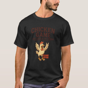 Hühner Spiel Schau nicht auf das Huhn Lustiges Huh T-Shirt