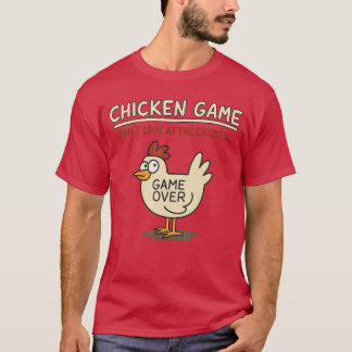 Hühner-Spiel Schau nicht auf das Huhn-Meme Weihnac T-Shirt