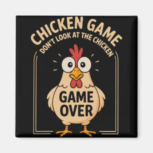 Hühner Spiel Schau nicht auf das Huhn Spiel vorbei Magnet