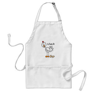 Hühner Stick Figure T-Shirts und Geschenke Schürze