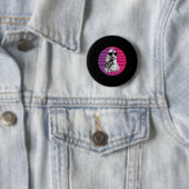 Hühner Sungles Cool Skizze Federn Humor Tier Button (Beispiel)