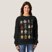 Hühner Süße Hühner Tier Meme Bauer Huhn Sweatshirt (Vorne ganz)
