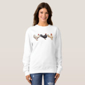 Hühner-Sweatshirt Sweatshirt (Vorne ganz)