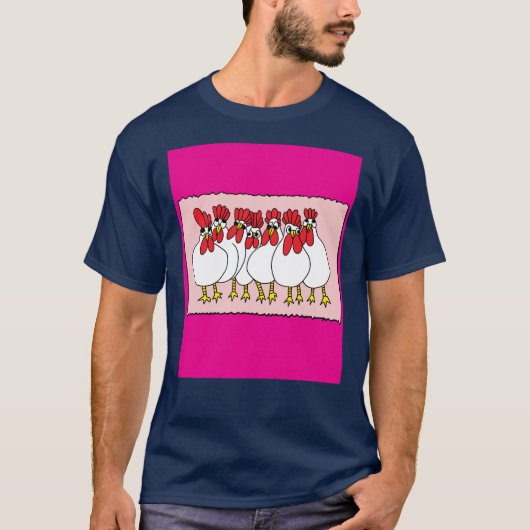 Hühner T-Shirt (Vorderseite)