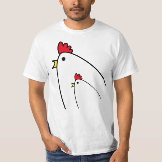 Hühner T-Shirt (Vorderseite)