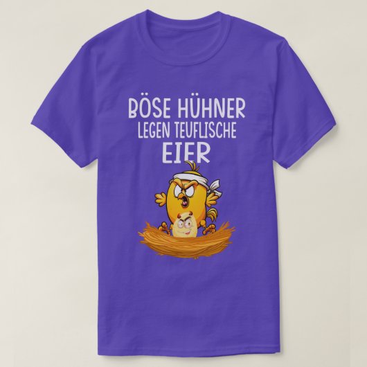 Hühner T-Shirt (Design vorne)