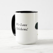 Hühner Tasse (Vorderseite Links)