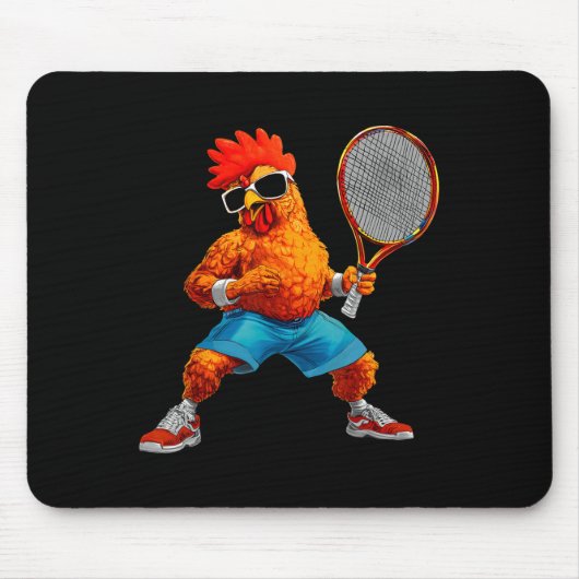 Hühner Tennis Mousepad (Vorne)