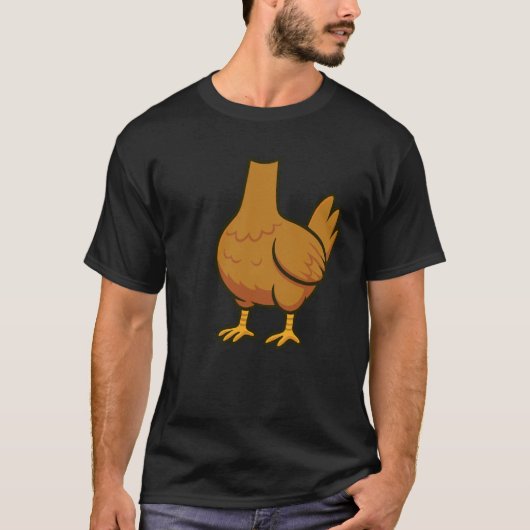 Hühner-Tierkostüm T-Shirt (Vorderseite)