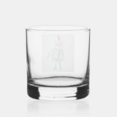 Hühner-Trinkbehälter Whiskyglas (Rückseite)