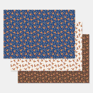Hühner und Eier Geschenkpapier Set