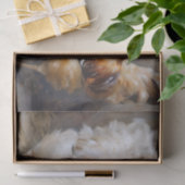 Hühner und Eier im Stall Seidenpapier (Geschenk)