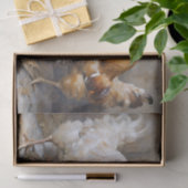 Hühner und Eier im Stall Seidenpapier (Geschenk)