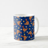Hühner und Eier Kaffeetasse (VorderseiteRechts)