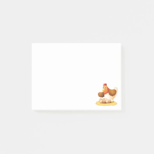 Hühner und Eier Post-it® Notizen (Vorderseite)